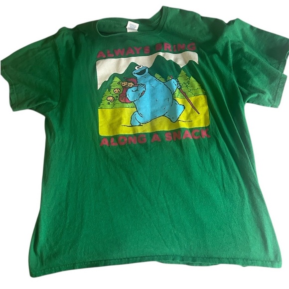 Delta Other - Vintage Cookie Monster Graphic Cartoon Tshirt (Men)